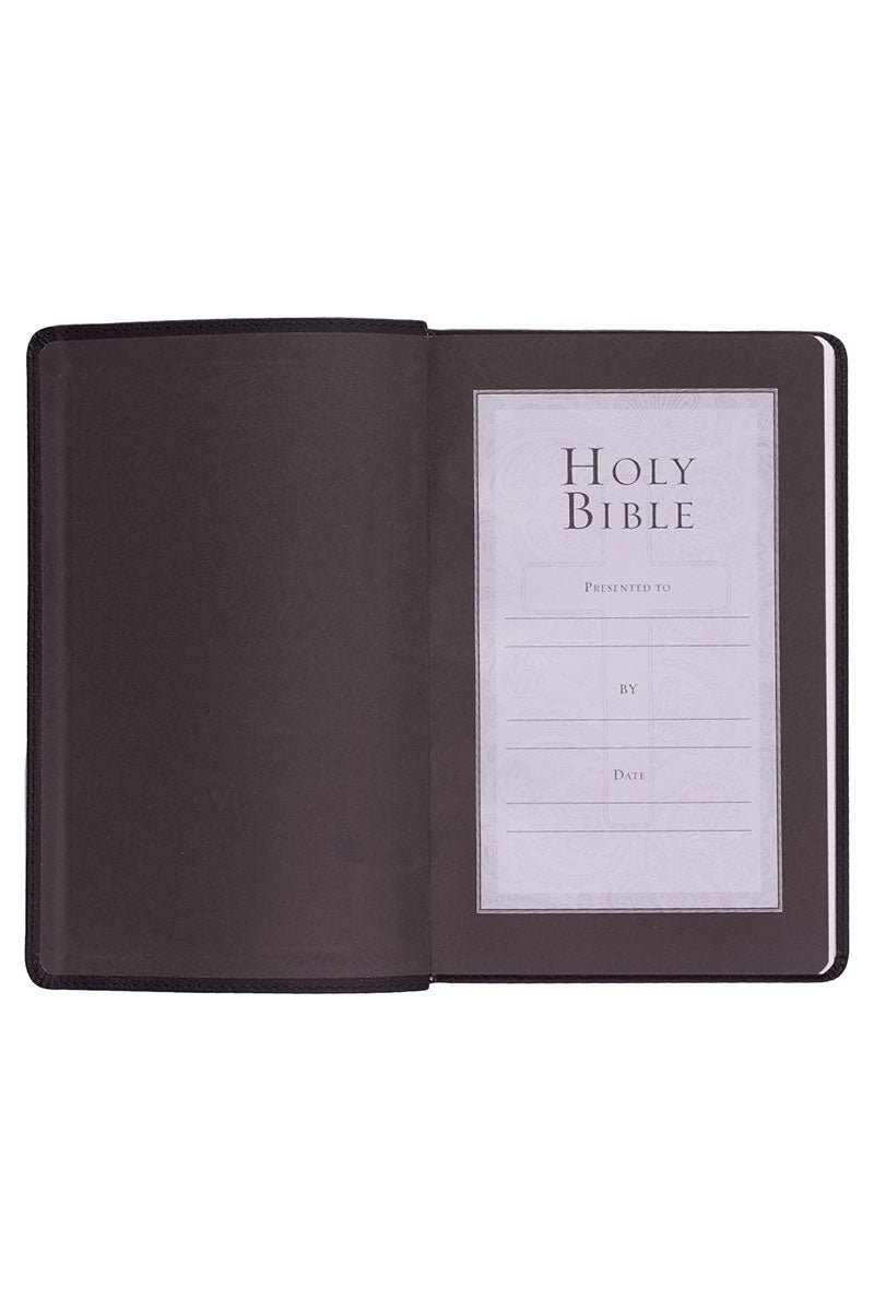 Black Faux Leather KJV Gift Edition Bible - Wholesale Accessory Market