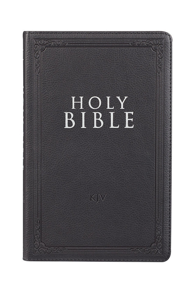 Black Faux Leather KJV Gift Edition Bible - Wholesale Accessory Market