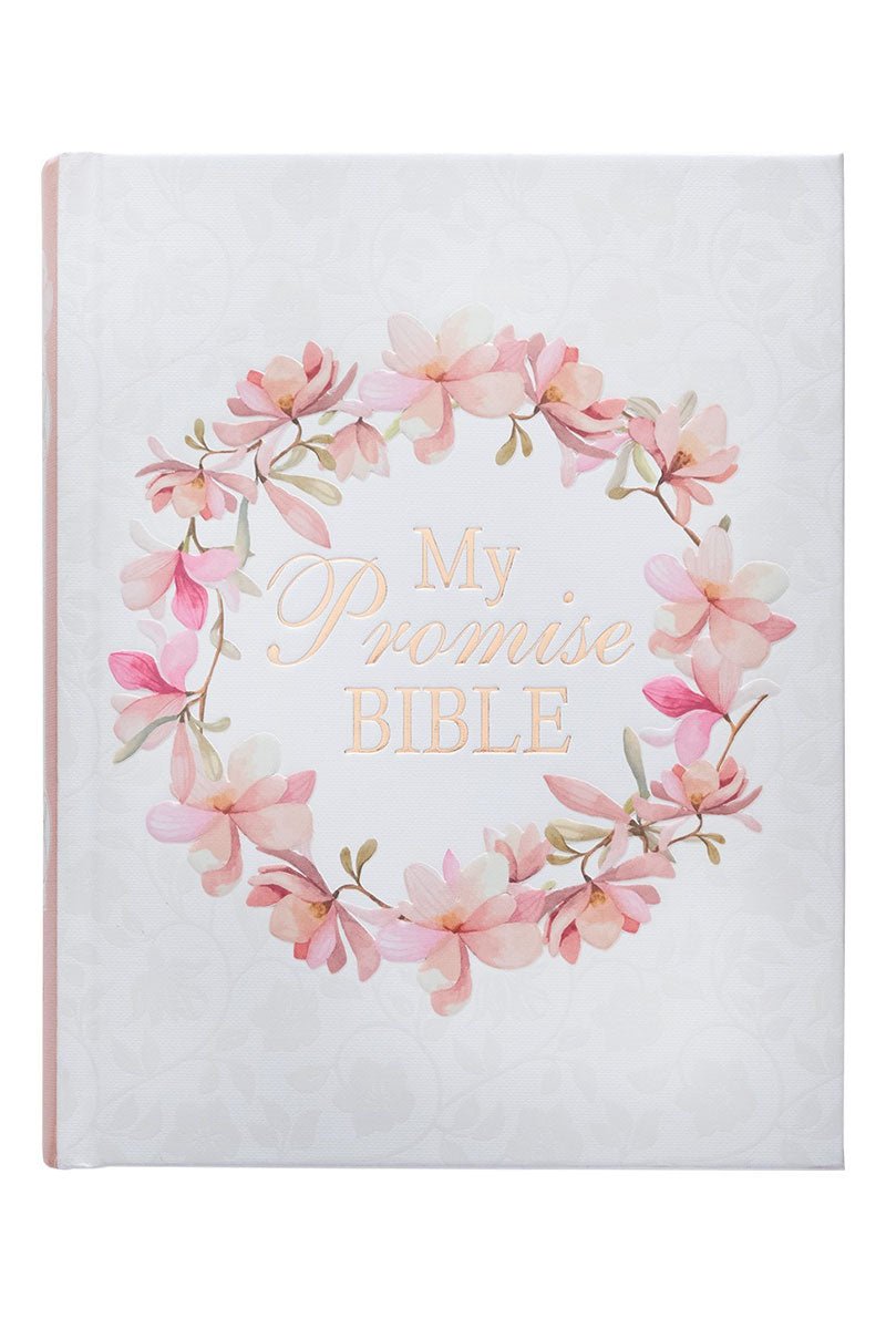 Pink Floral Hardcover KJV My Promise Bible - Wholesale Accessory Market