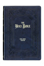 Midnight Art Nouveau Faux Leather Giant Print KJV Full-Size Bible with Thumb Index - Wholesale Accessory Market