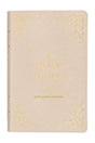 Pearlized Ivory Faux Leather KJV Deluxe Gift Bible with Thumb Index - Wholesale Accessory Market