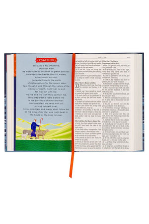 Kid's Blue Fish Hardcover KJV Bible - Wholesale Accessory Market