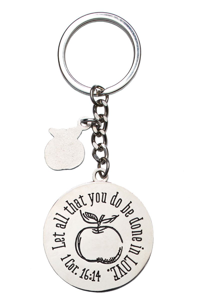 It Takes A Big Heart Teacher Keyring in Gift Tin - Wholesale Accessory Market