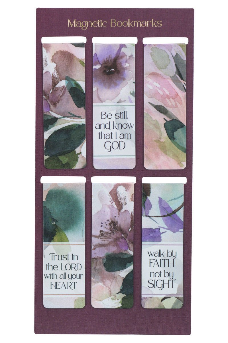 Bloom Like The Flowers 6 Piece Magnetic Page Marker Set - Wholesale Accessory Market