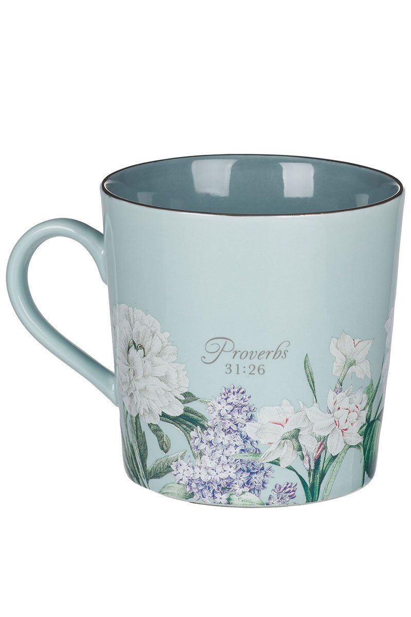 She Speaks with Wisdom Floral Mug - Wholesale Accessory Market