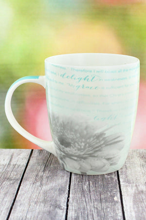 His Grace Is Sufficient Flower Mug - Wholesale Accessory Market