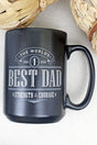 The World's Best Dad Black Mug - Wholesale Accessory Market