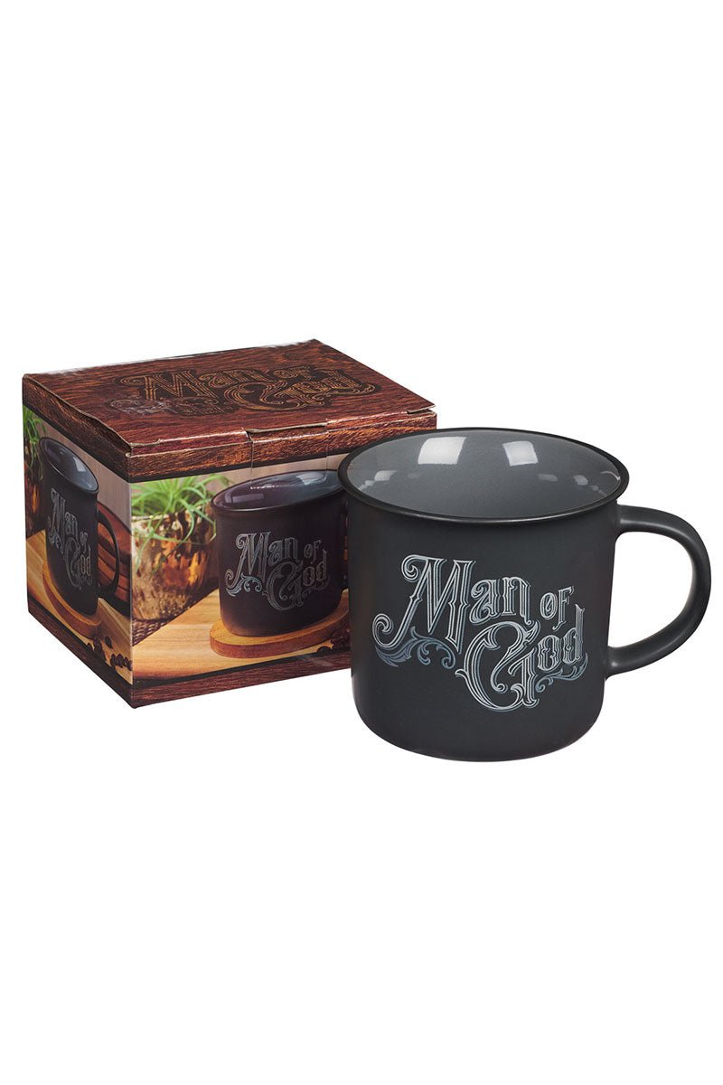 Man of God Charcoal Mug - Wholesale Accessory Market