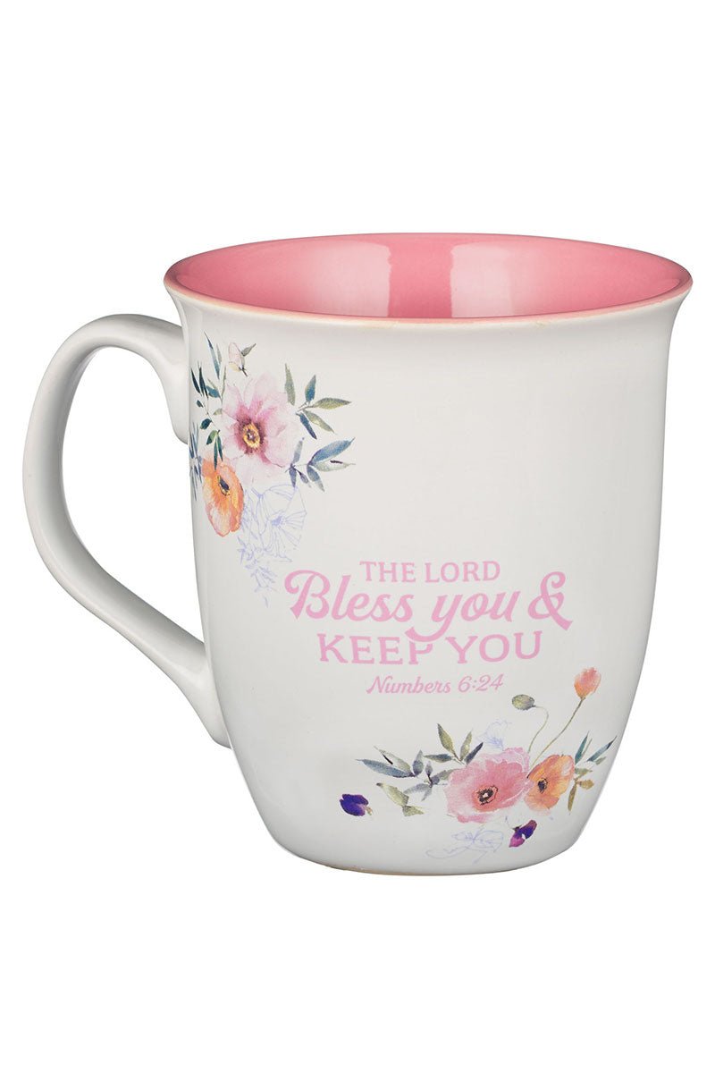 Best Mom Ever White and Pink Floral Mug - Wholesale Accessory Market