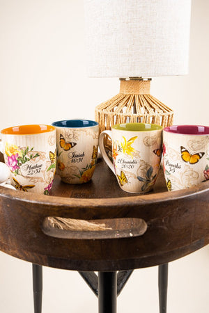 Faith, Hope, Trust & Be Still Stoneware Mug Set