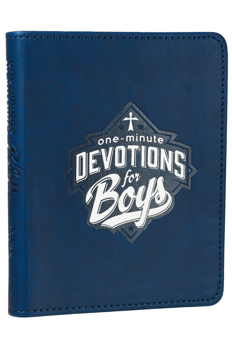 One-Minute Devotions For Boys LuxLeather Book by Jayce O'Neal - Wholesale Accessory Market