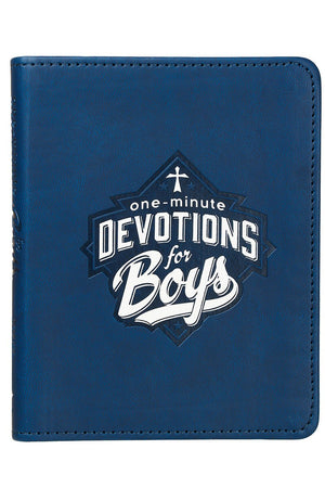 One-Minute Devotions For Boys LuxLeather Book by Jayce O'Neal - Wholesale Accessory Market