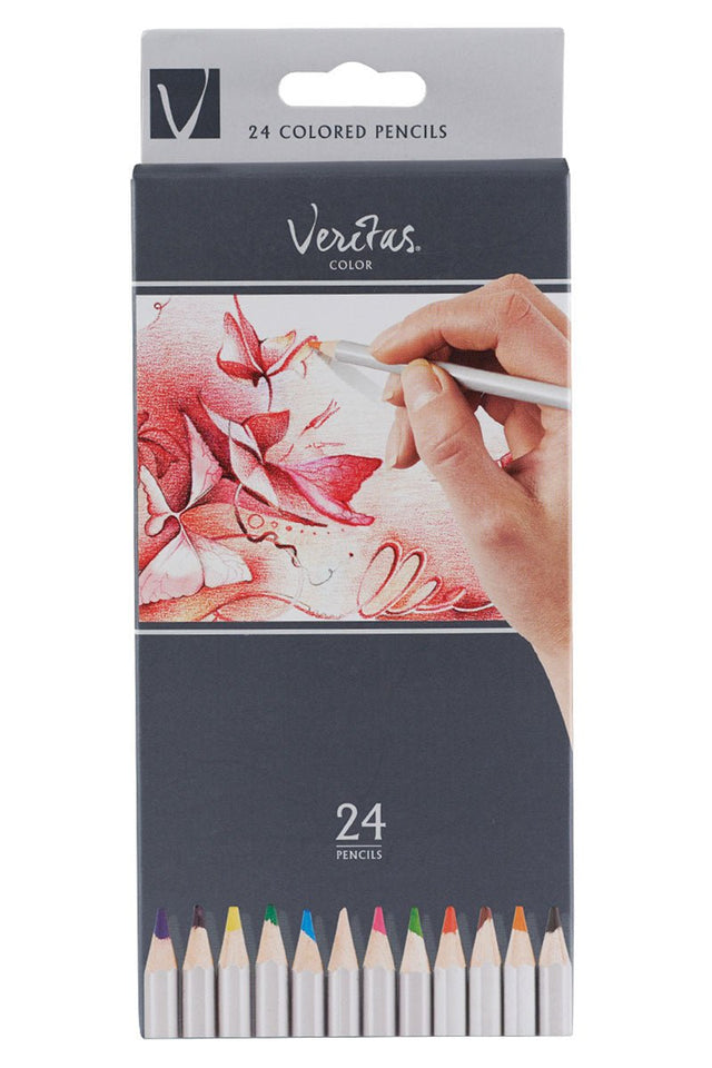 Set of 24 Veritas Colored Pencils - Wholesale Accessory Market