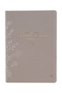 Embroidered Taupe Faux Leather NLT Spiritual Growth Bible - Wholesale Accessory Market