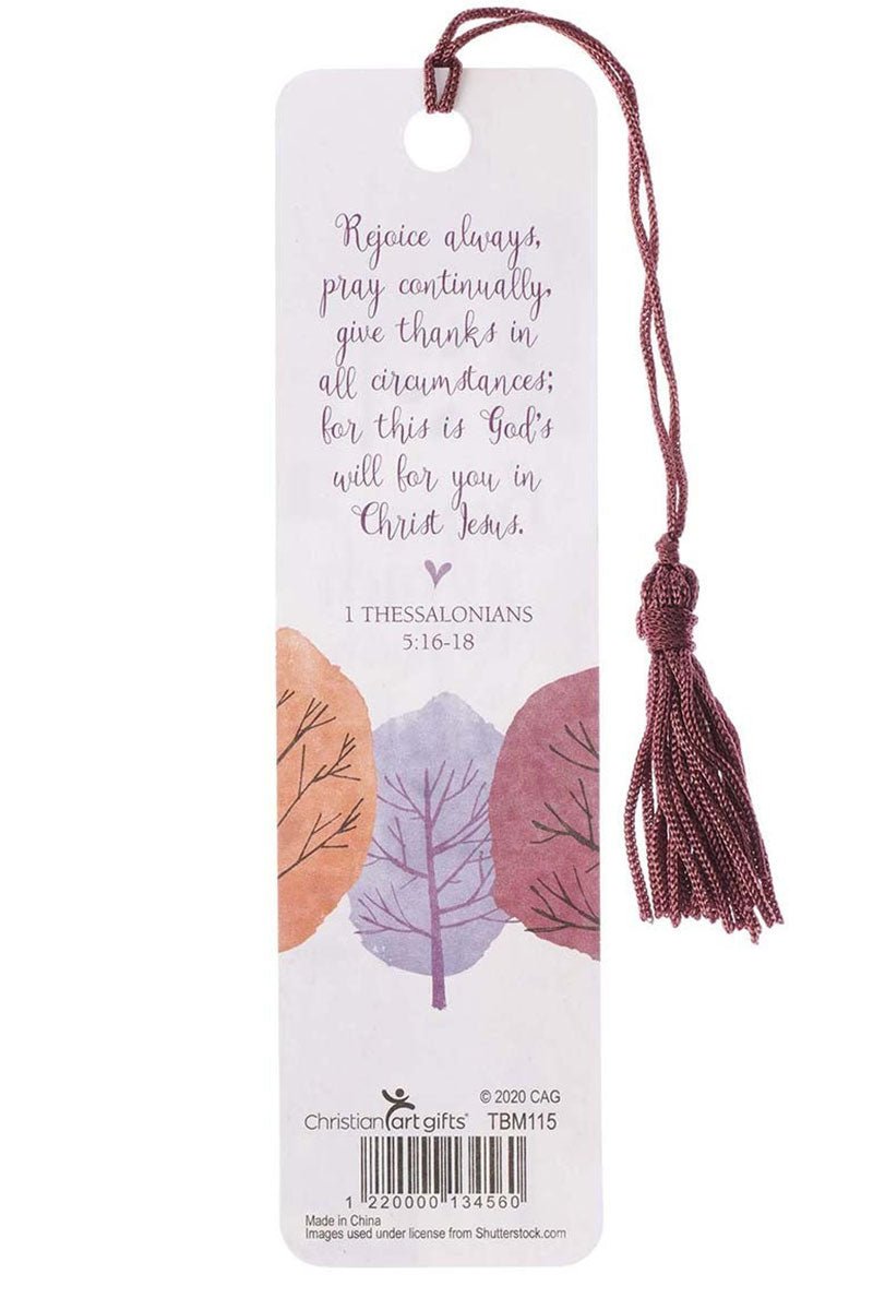 Begin Each Day With A Grateful Heart Tassel Bookmark - Wholesale Accessory Market