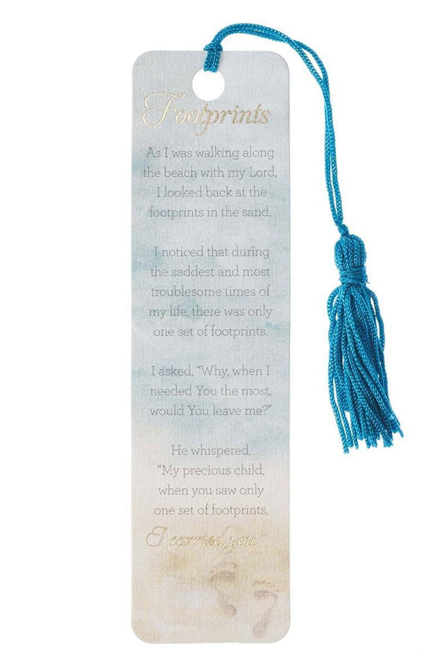 Footprints Tassel Bookmark - Wholesale Accessory Market