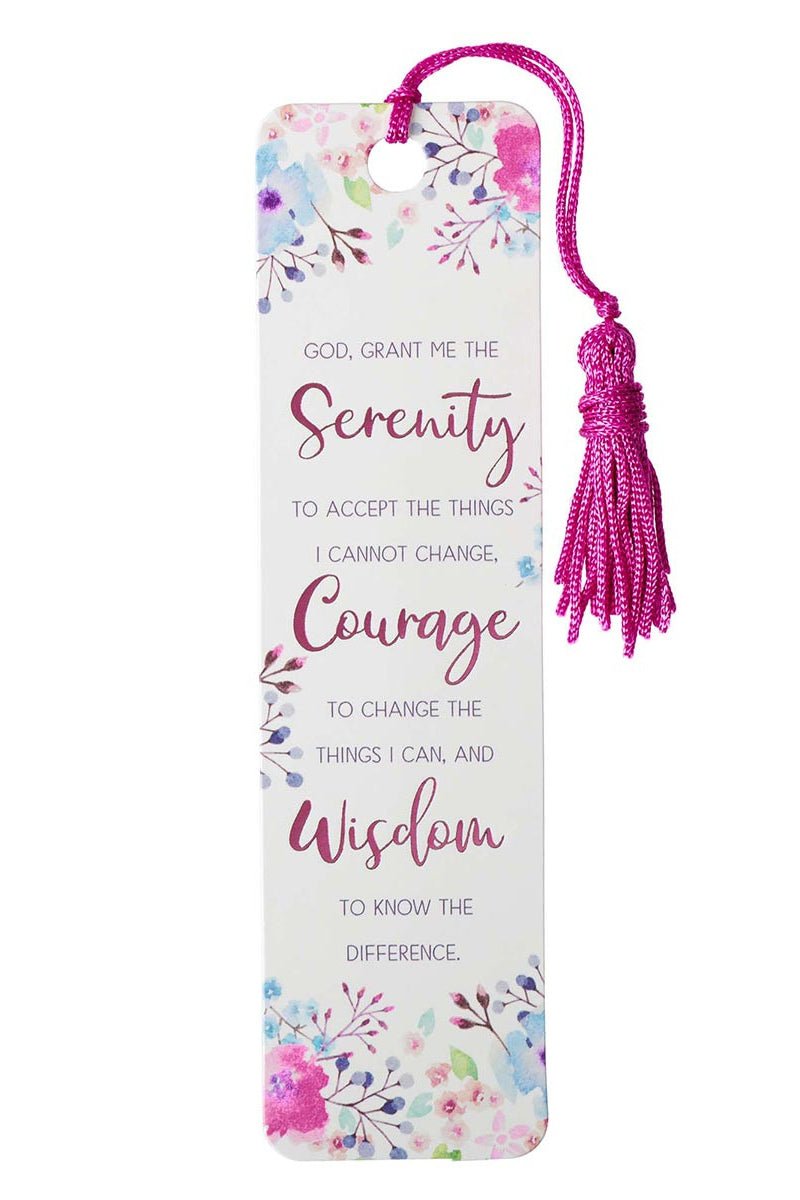 Serenity Prayer Tassel Bookmark - Wholesale Accessory Market