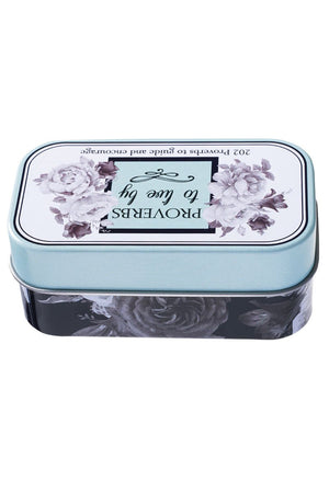 Proverbs To Live By Promise Cards in a Gift Tin - Wholesale Accessory Market