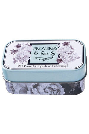 Proverbs To Live By Promise Cards in a Gift Tin - Wholesale Accessory Market