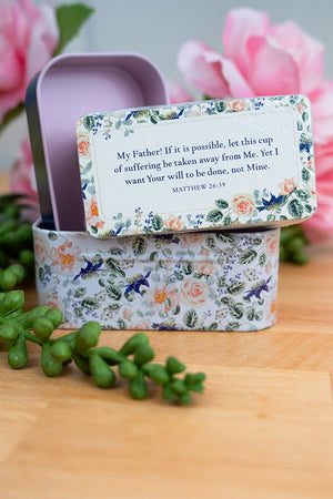 101 Prayers From The Bible Scripture Cards in a Gift Tin - Wholesale Accessory Market