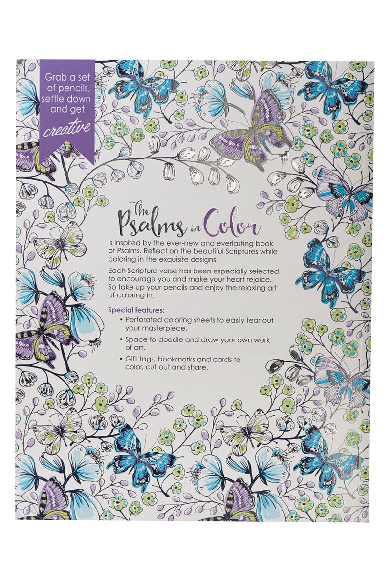 The Psalms in Color Adult Coloring Book #CLR022