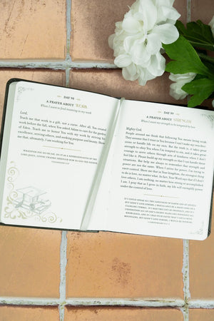 Daily Prayers for Graduates Gray LuxLeather Daily Devotional - Wholesale Accessory Market