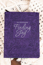 Finding Joy Purple LuxLeather Daily Devotional - Wholesale Accessory Market