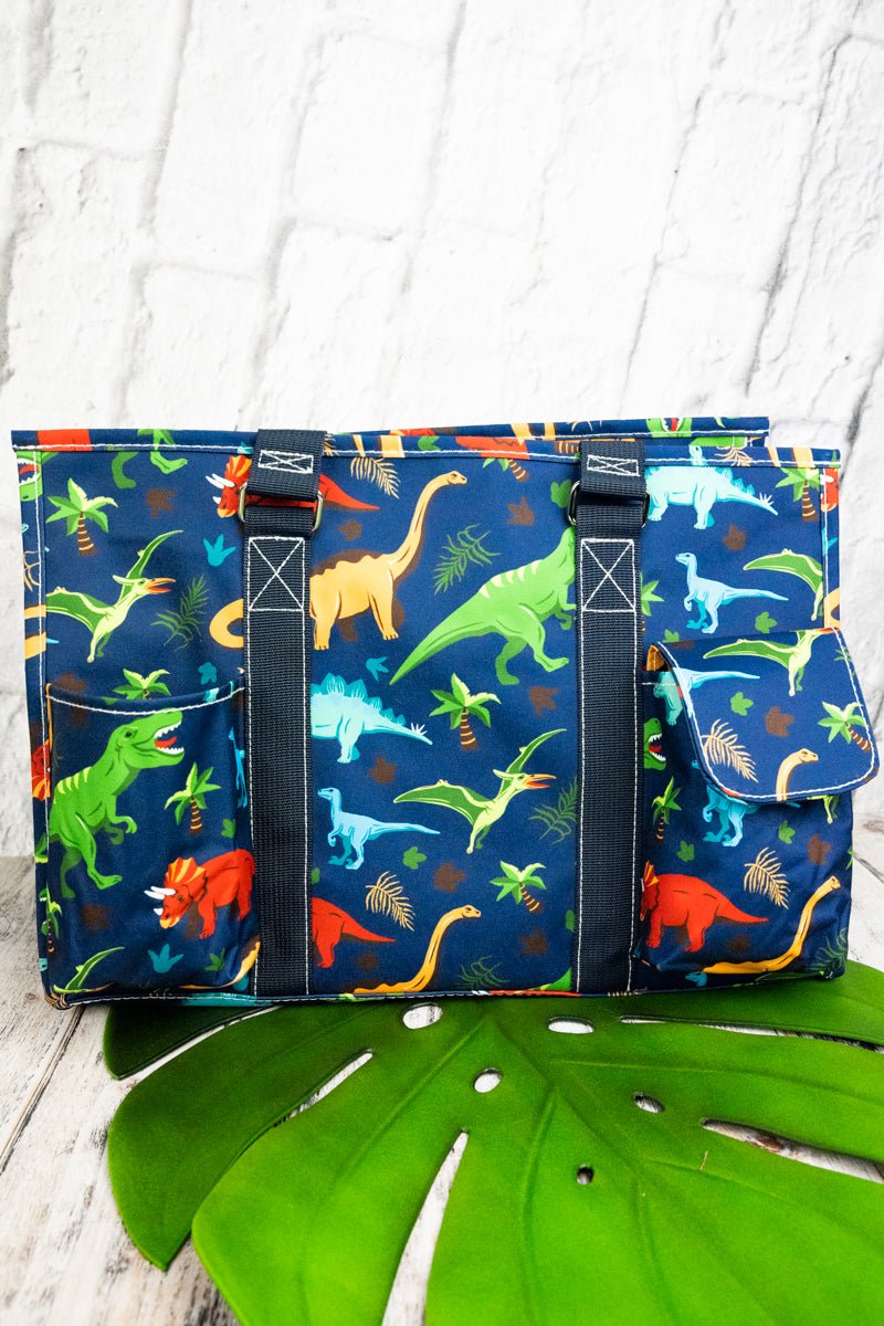 NGIL Dino-Mite Utility Tote with Navy Trim - Wholesale Accessory Market