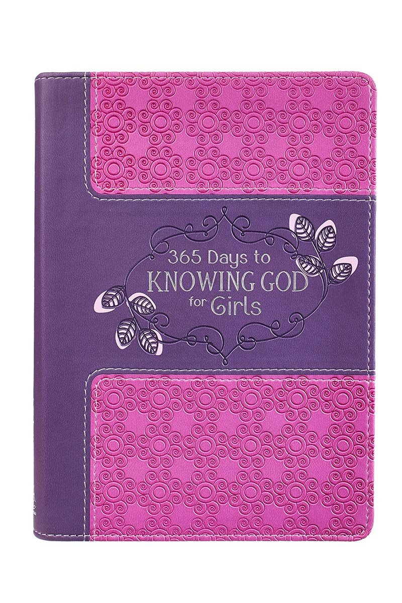 365 Days To Knowing God For Girls LuxLeather Book - Wholesale Accessory Market