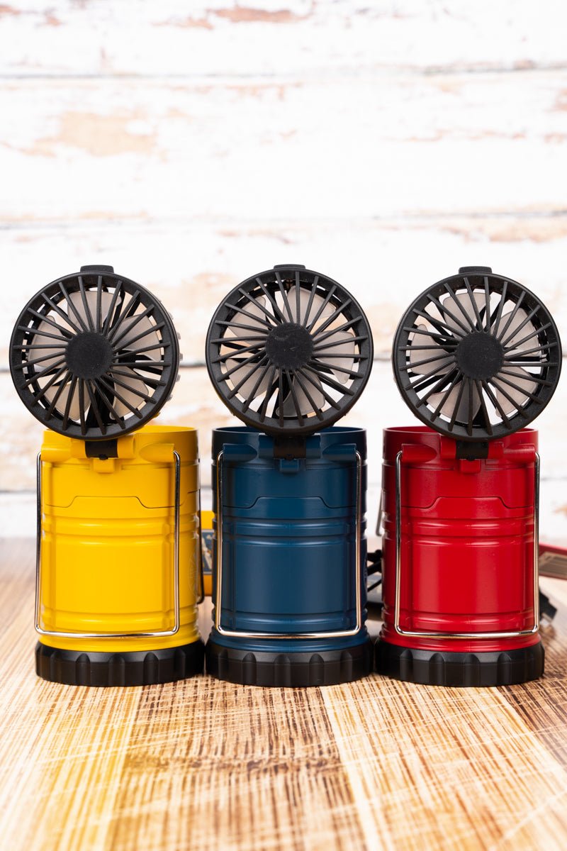 One Firefly 2-In-1 Rechargeable Lantern And Fan - SHIPS ASSORTED - Wholesale Accessory Market