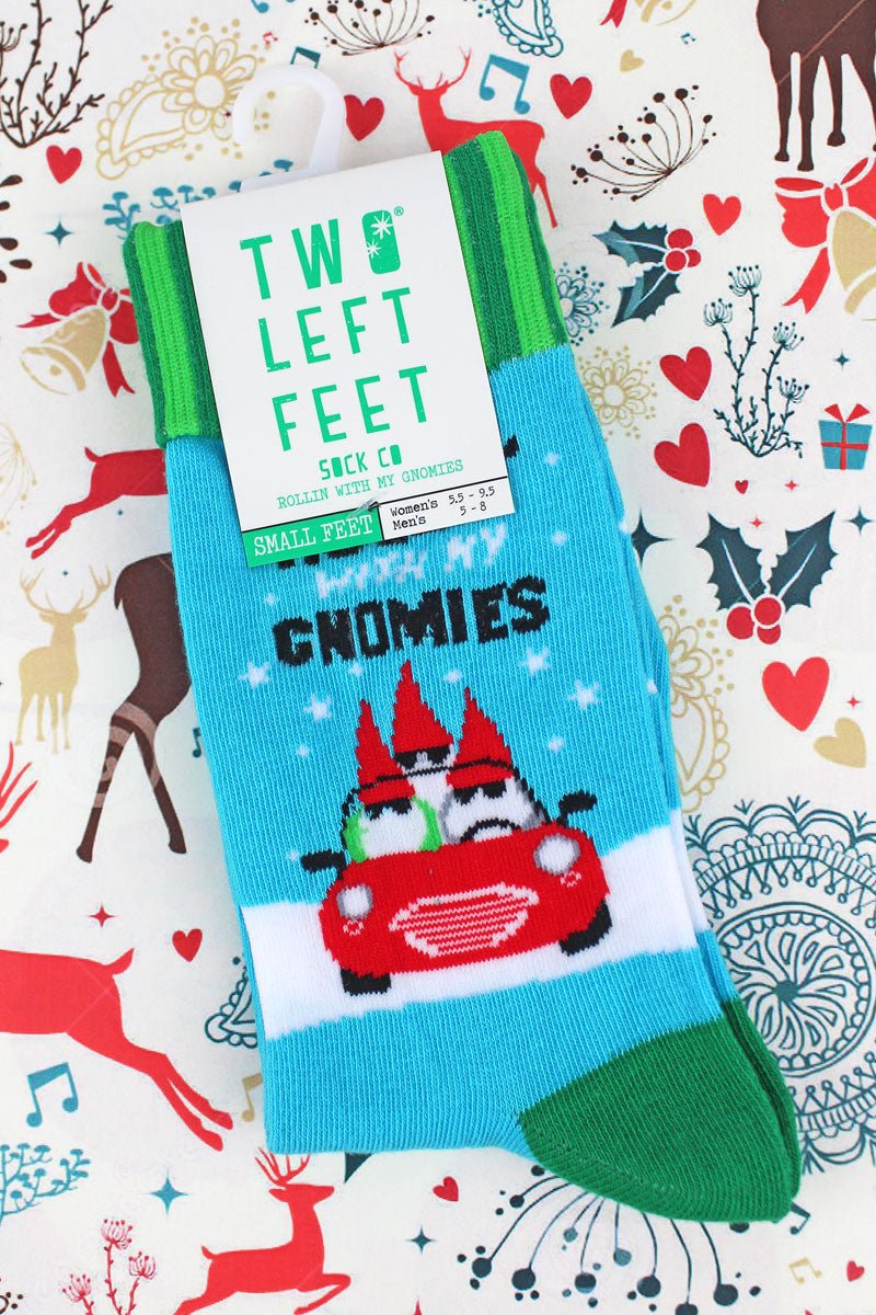 One Pair of Small Rollin' With My Gnomies Socks - Wholesale Accessory Market