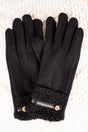 L.I.B. New York One Pair The Raquel Smart Touch Gloves, Black - Wholesale Accessory Market