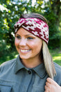 L.I.B. New York Moab Valley Knit Headwrap, Burgundy - Wholesale Accessory Market