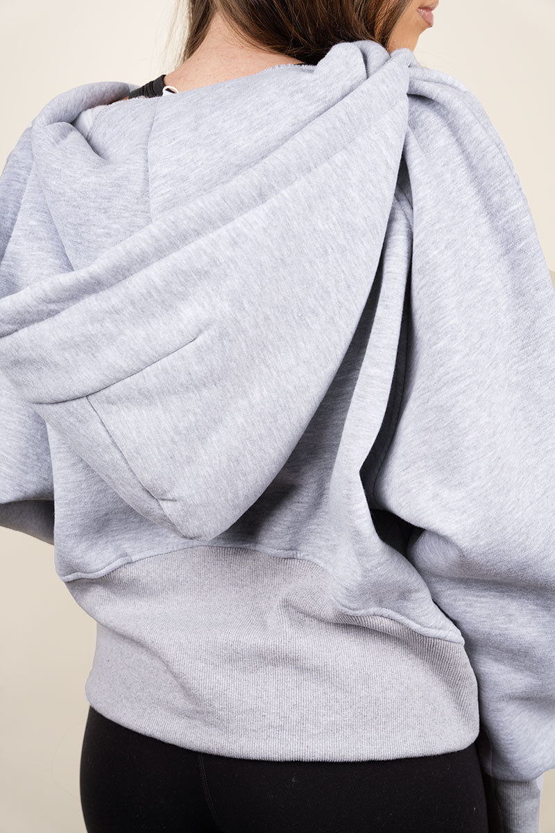 PRE-ORDER! Cozy Up To You Gray Thumbhole Hoodie **EXPECTED SHIP DATE 9/5** - Wholesale Accessory Market