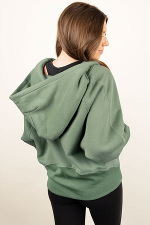 PRE-ORDER! Cozy Up To You Sage Thumbhole Hoodie **EXPECTED SHIP DATE 9/5** - Wholesale Accessory Market