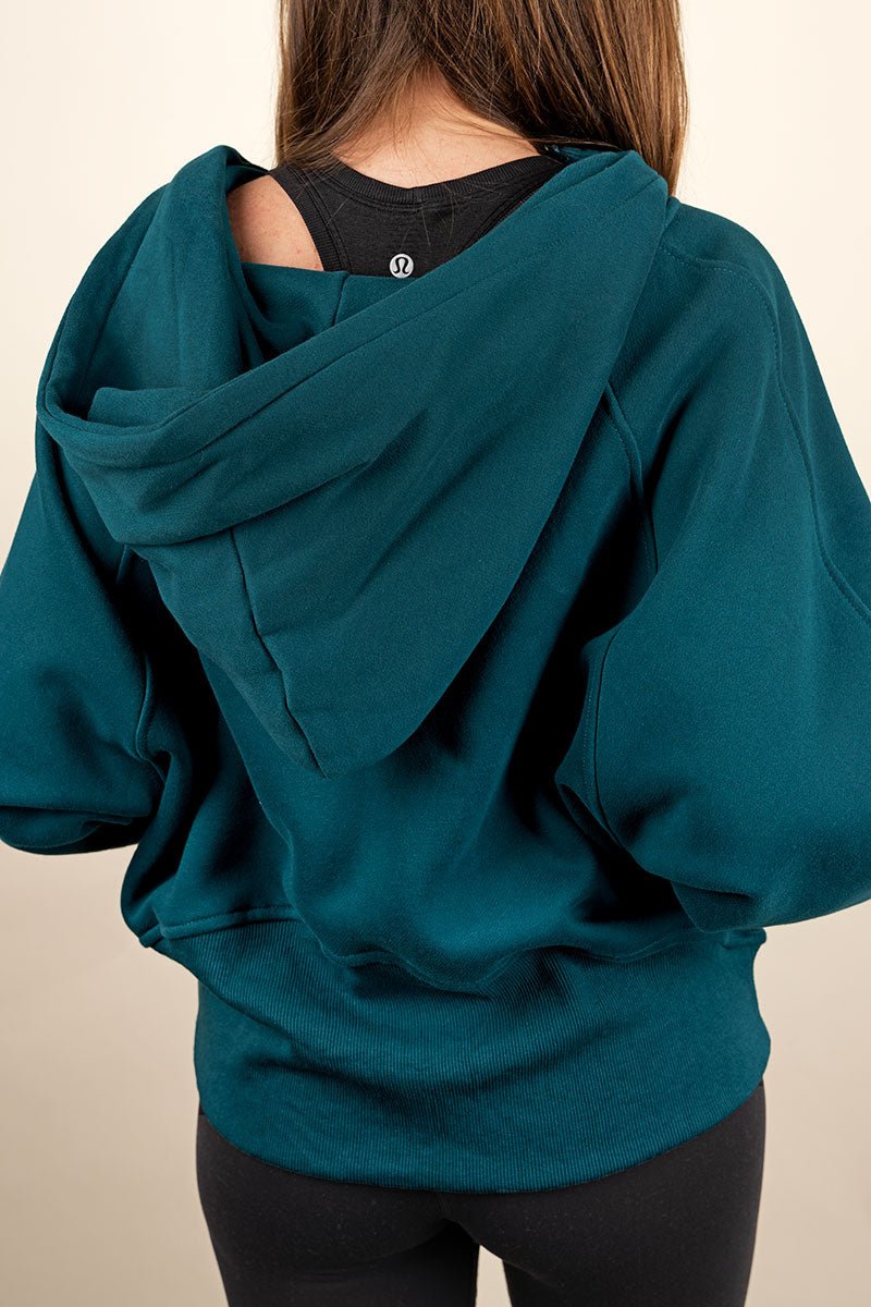 PRE-ORDER! Cozy Up To You Teal Thumbhole Hoodie **EXPECTED SHIP DATE 9/5** - Wholesale Accessory Market