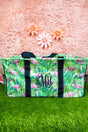 NGIL Flamingo Island Collapsible Haul-It-All Basket with Mesh Pockets - Wholesale Accessory Market