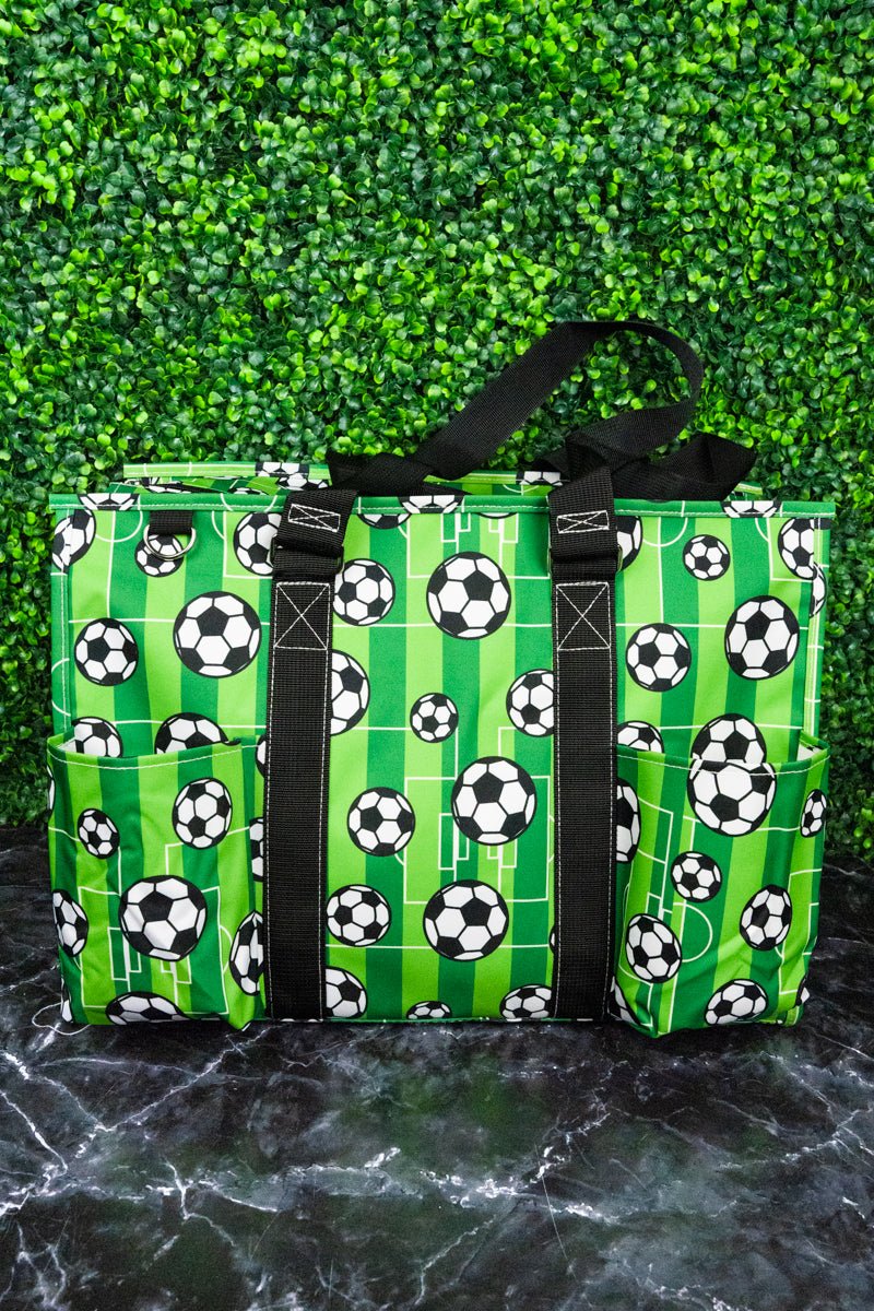 NGIL Here For The Goals with Black Trim Large Organizer Tote - Wholesale Accessory Market