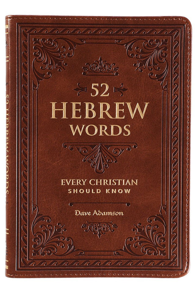 52 Hebrew Words Every Christian Should Know LuxLeather Book - Wholesale Accessory Market