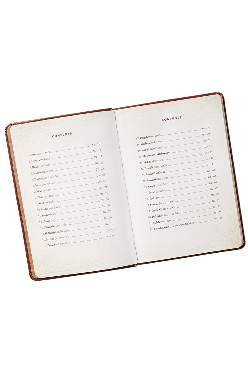 52 Hebrew Words Every Christian Should Know LuxLeather Book - Wholesale Accessory Market