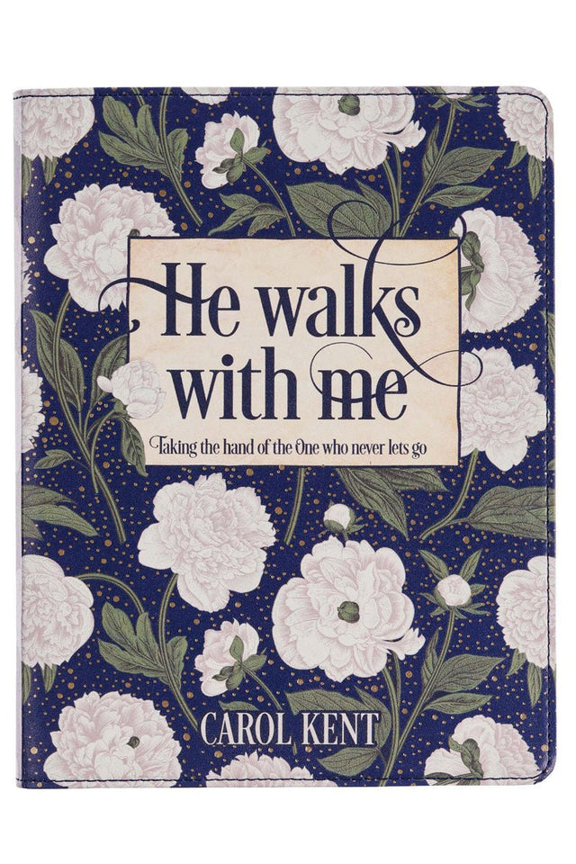 He Walks With Me LuxLeather Book - Wholesale Accessory Market