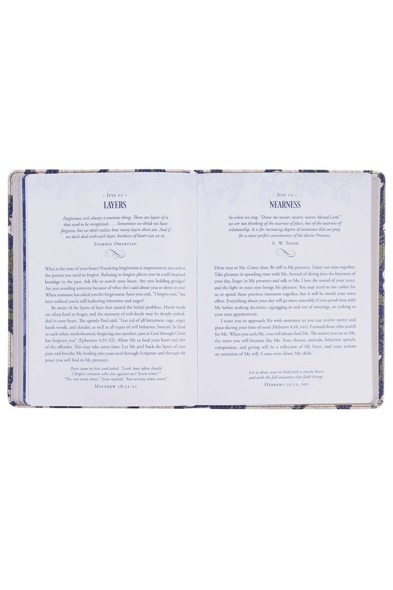 He Walks With Me LuxLeather Book - Wholesale Accessory Market