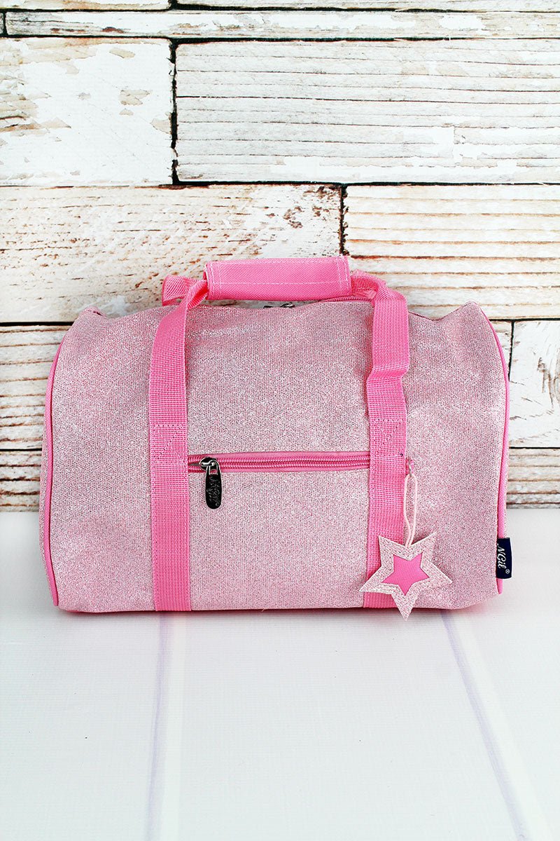 NGIL Pink Glitz & Glam Petite Duffle Bag 12" - Wholesale Accessory Market