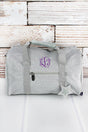 NGIL Silver Glitz & Glam Petite Duffle Bag 12" - Wholesale Accessory Market