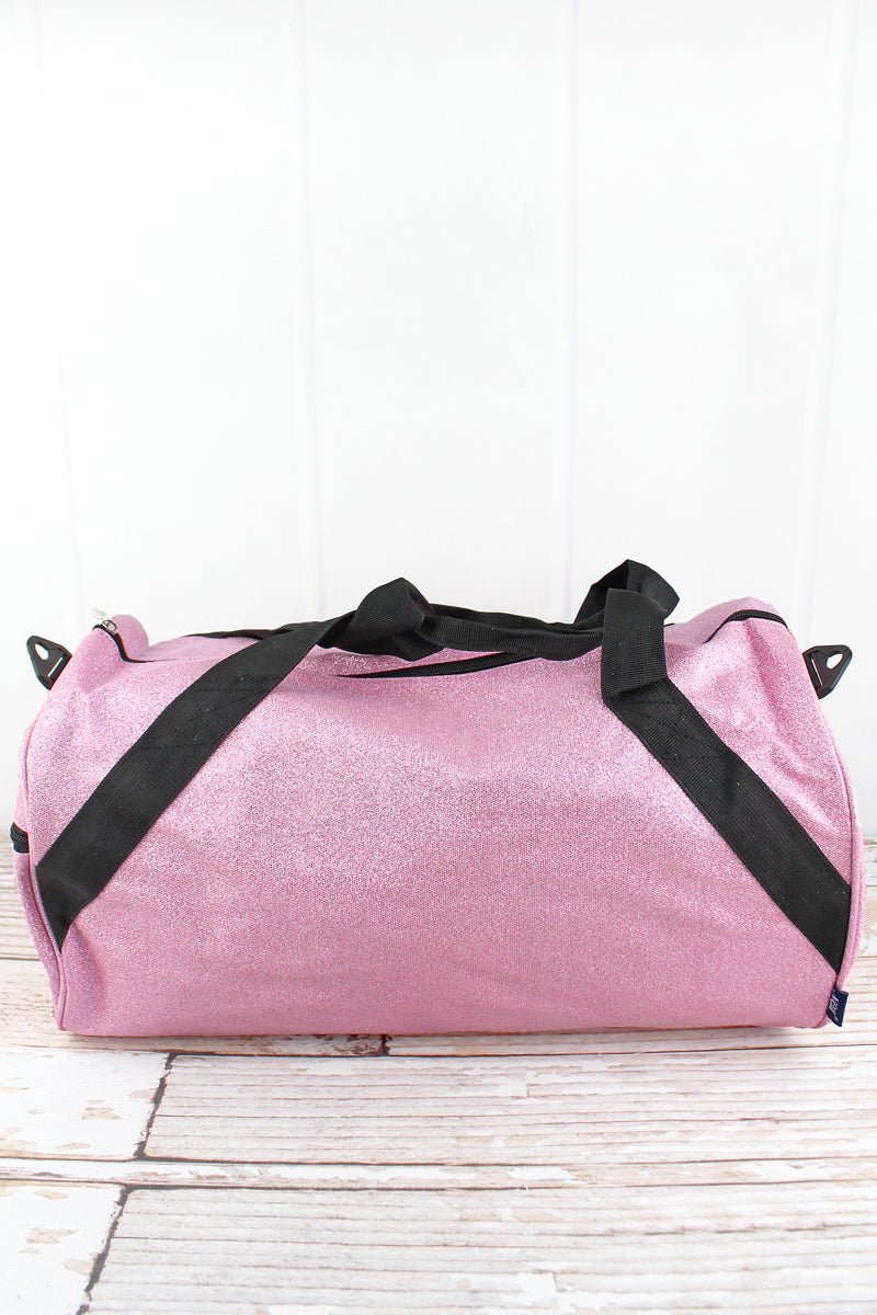 BNB Enterprise Corp. Pink Glitz Glam Barrel Duffle Bag 18 eWAM