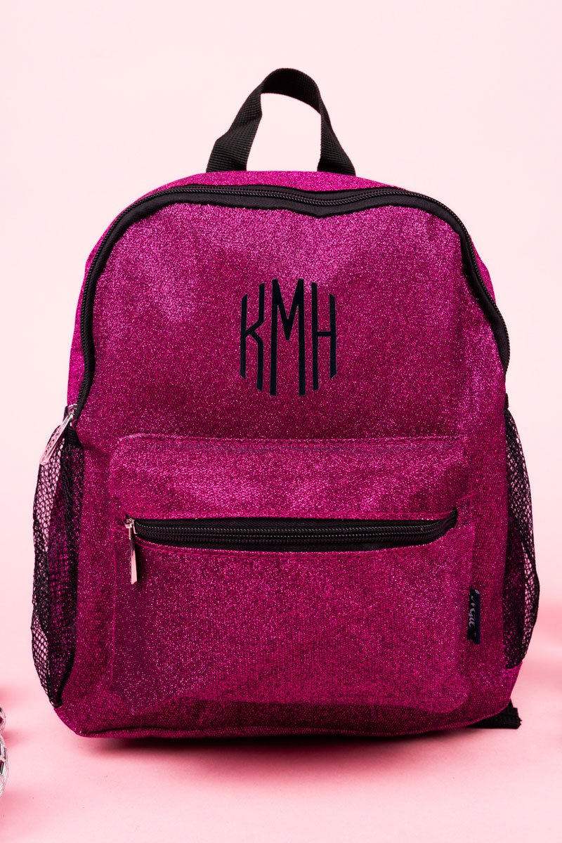 NGIL Hot Pink Glitz & Glam Petite Lille Backpack - Wholesale Accessory Market