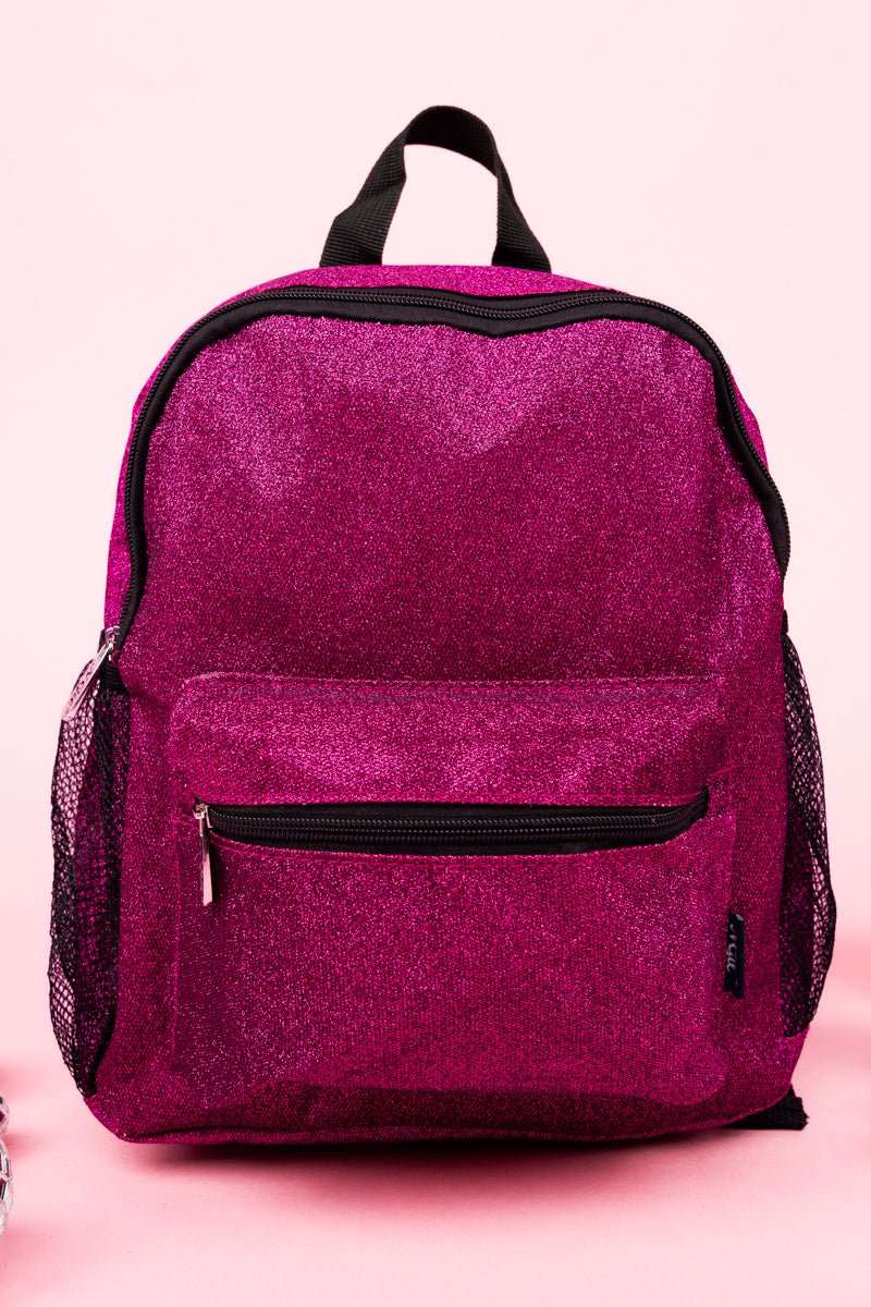 NGIL Hot Pink Glitz Glam Petite Lille Backpack