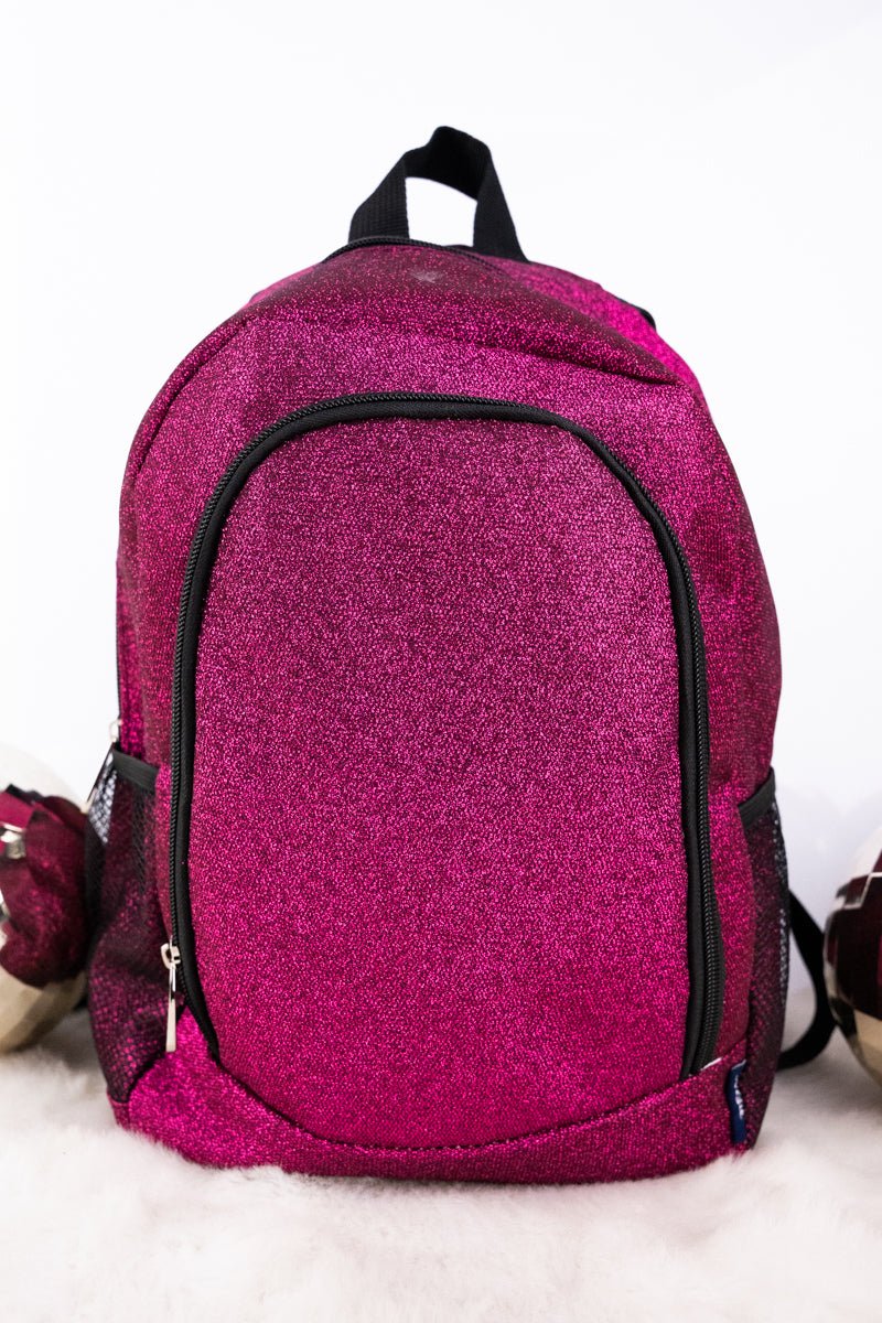 NGIL Hot Pink Glitz & Glam Medium Backpack - Wholesale Accessory Market