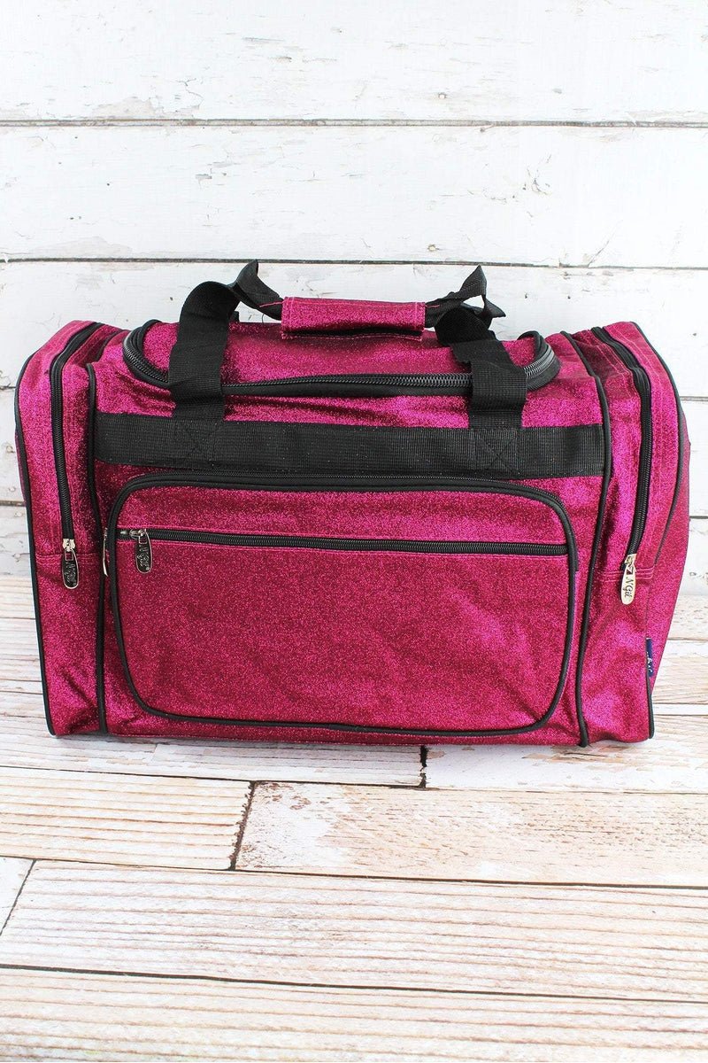 Hot pink duffle online bag