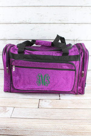 NGIL Purple Glitz & Glam Duffle Bag 23" - Wholesale Accessory Market